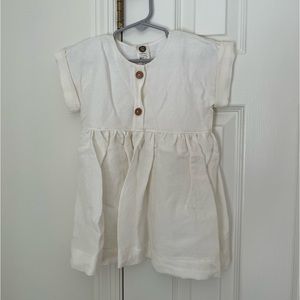 White Linen 2T Dress